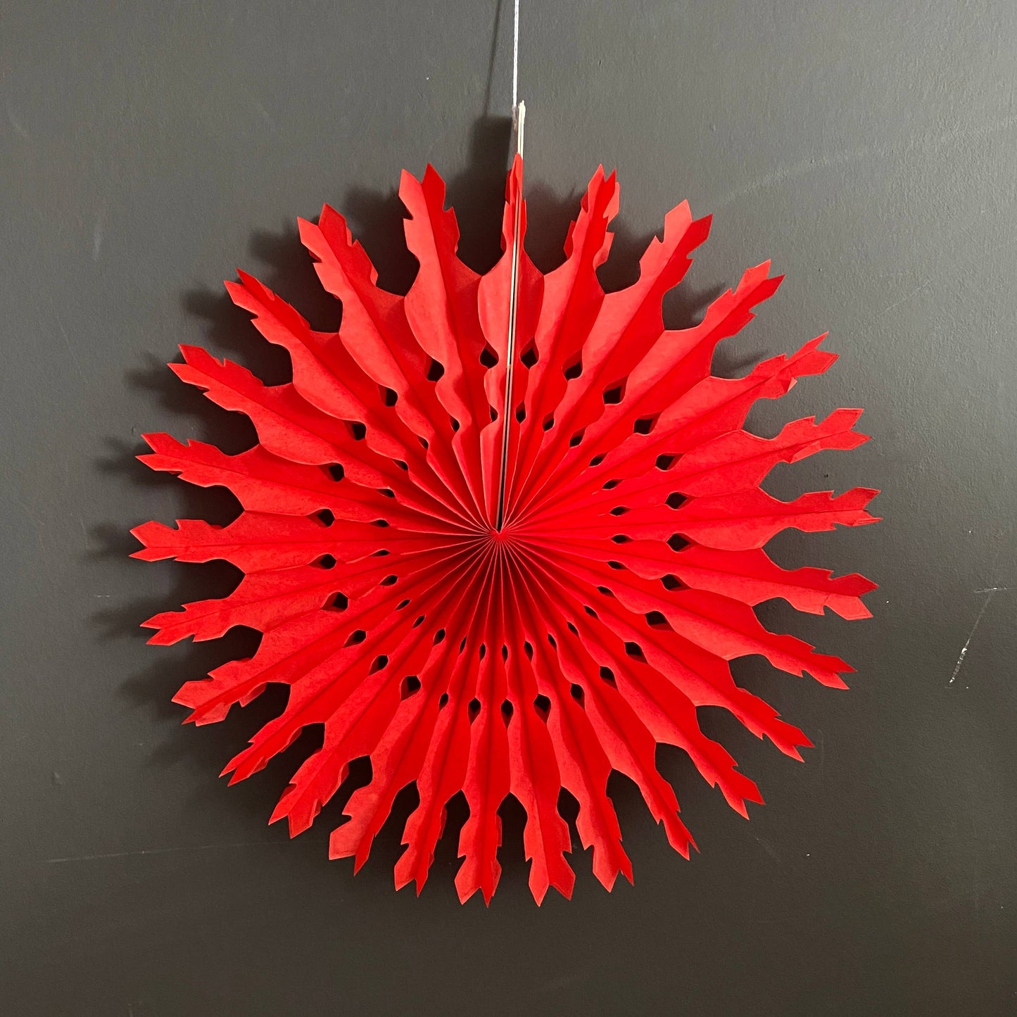 Medium Paper Fan | Red