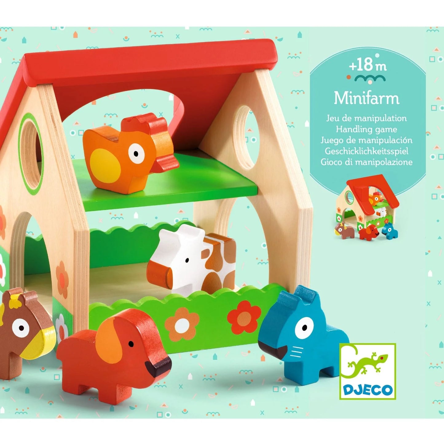 Minifarm Wood Farm Play Set