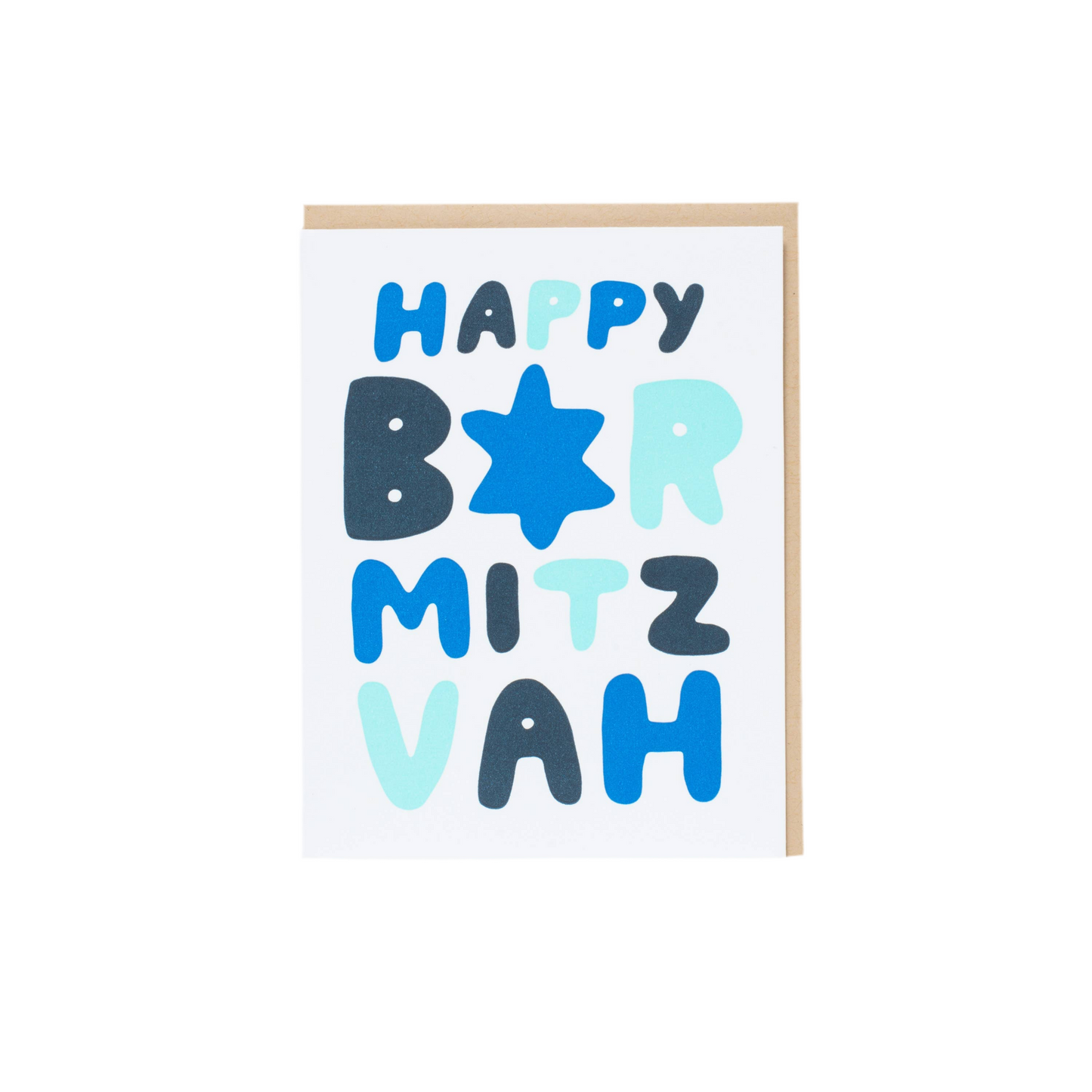 Bar Mitzvah Congratulations Card