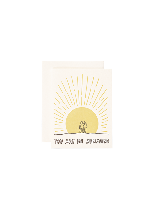 You Are My Sunshine Love Card