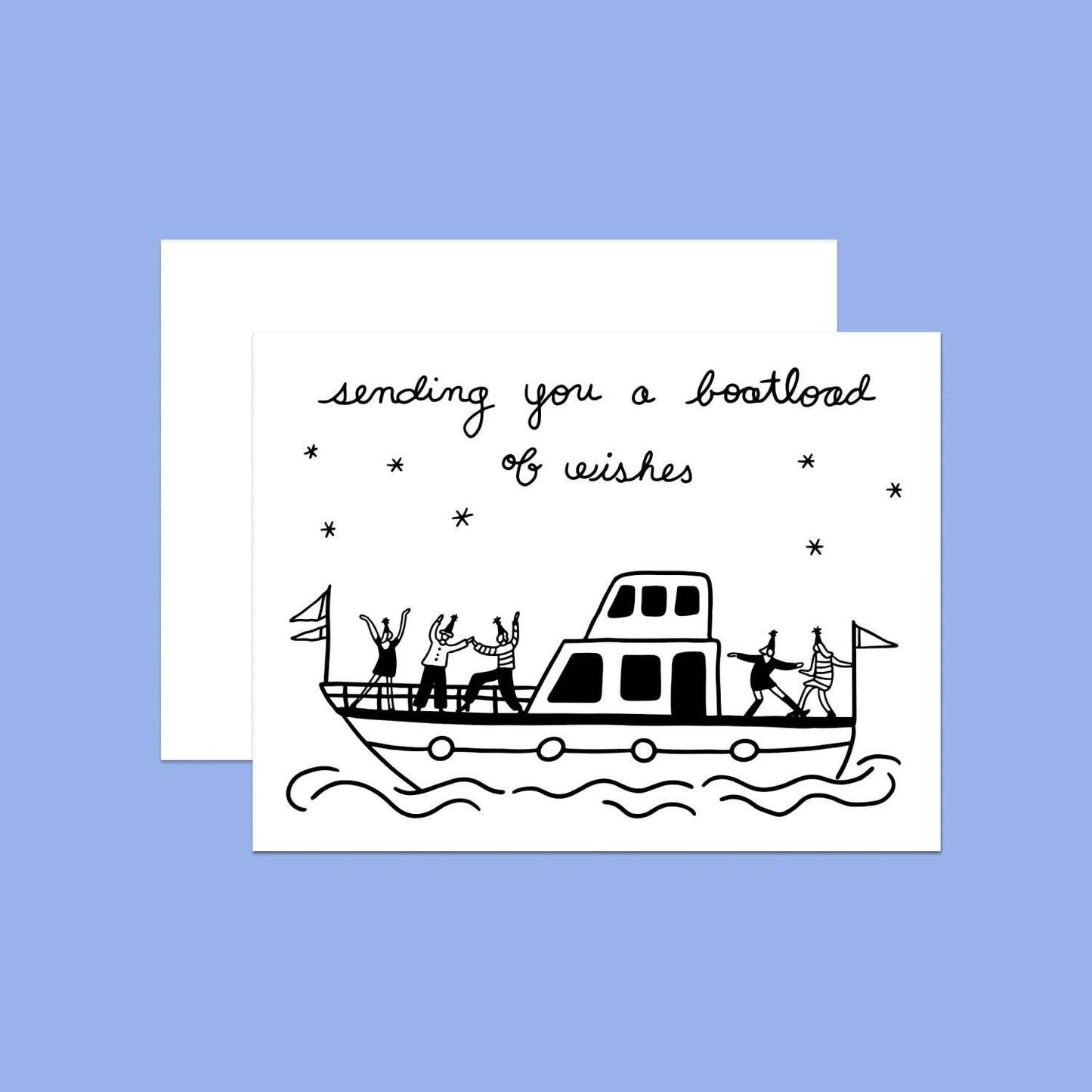 Boatload Of Wishes Birthday Card