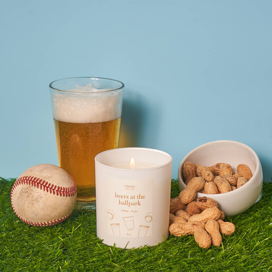 Beers at the Ballpark Candle