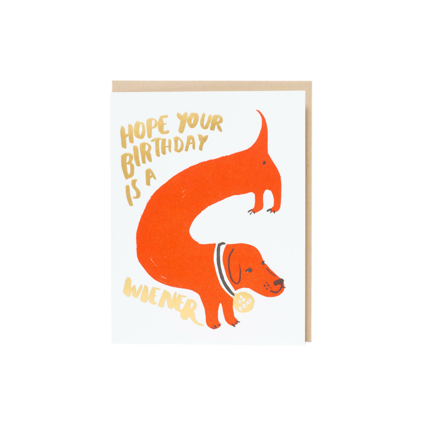 Wiener Birthday Card