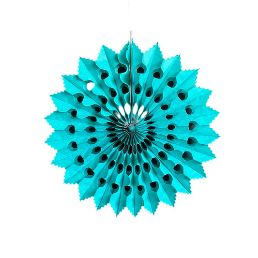 Medium Paper Fan | Teal