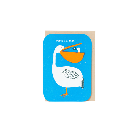 Pelican Welcome Baby Card