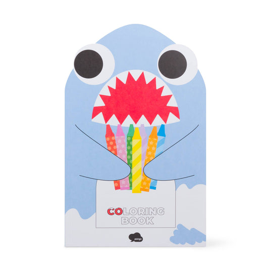 Shark Coloring Book With Stickers