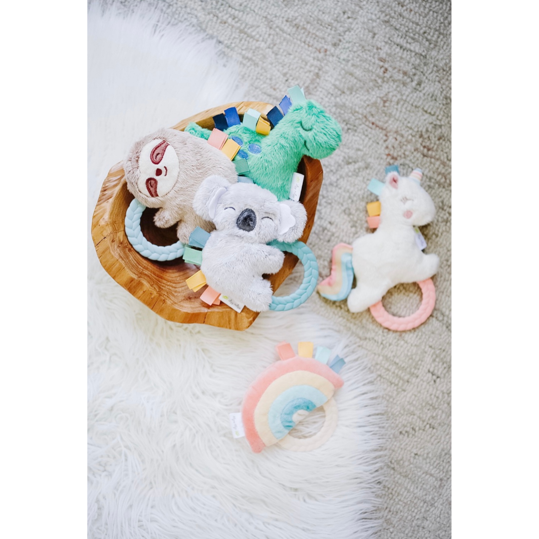 Plush Rattle + Teether | Unicorn