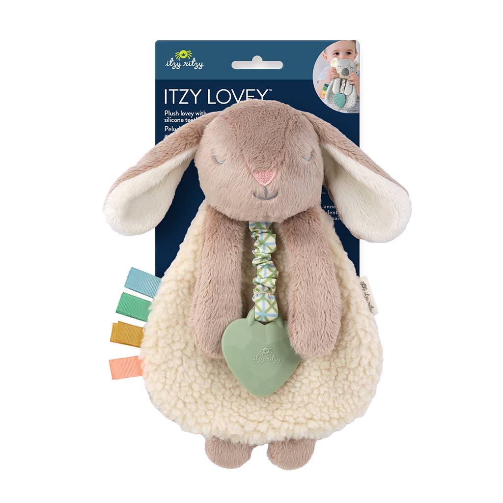 Itzy Friends Lovey Plush | Taupe Bunny