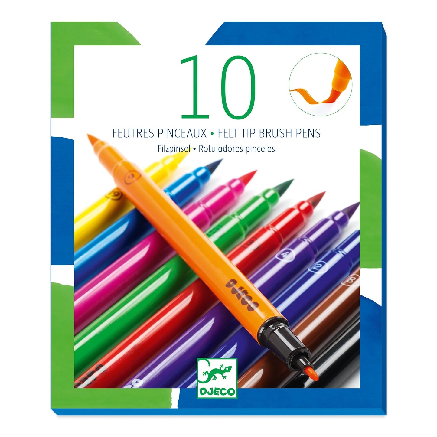 10 Felt Tip Brush Pens | Classic