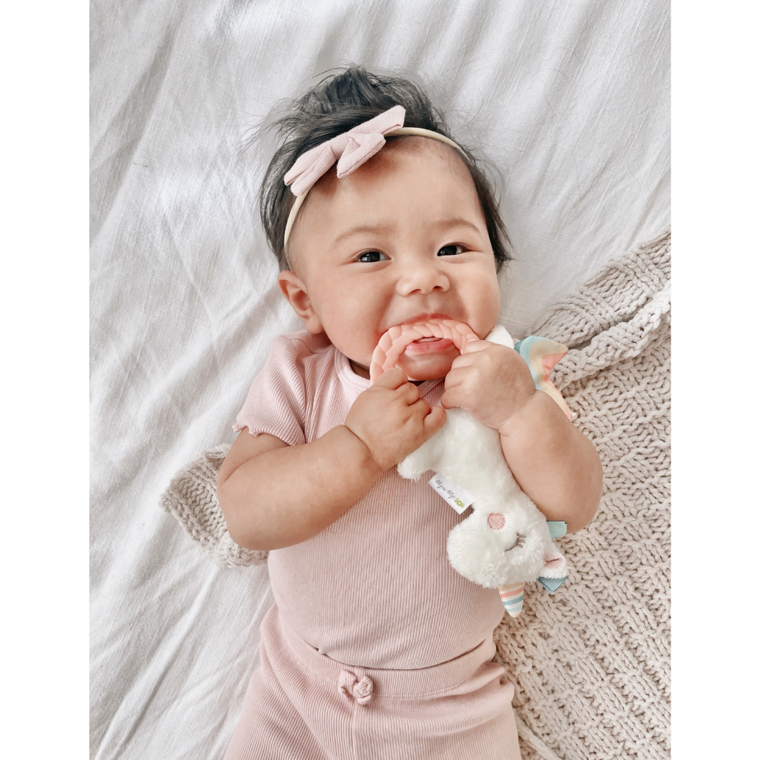 Plush Rattle + Teether | Unicorn