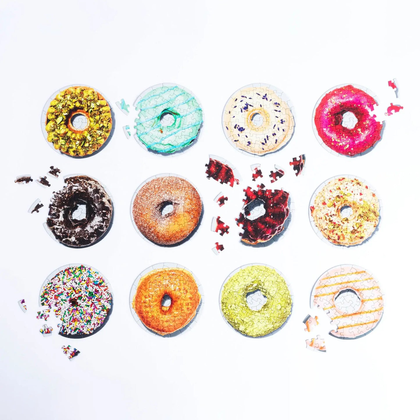 Dozen Donuts | Set of 12 Mini Puzzles