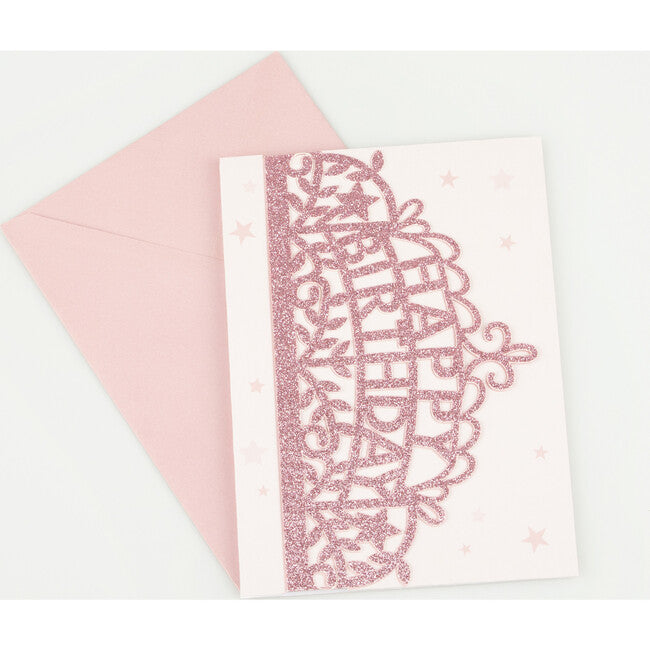 Wearable Pink Tiara Birthday Card