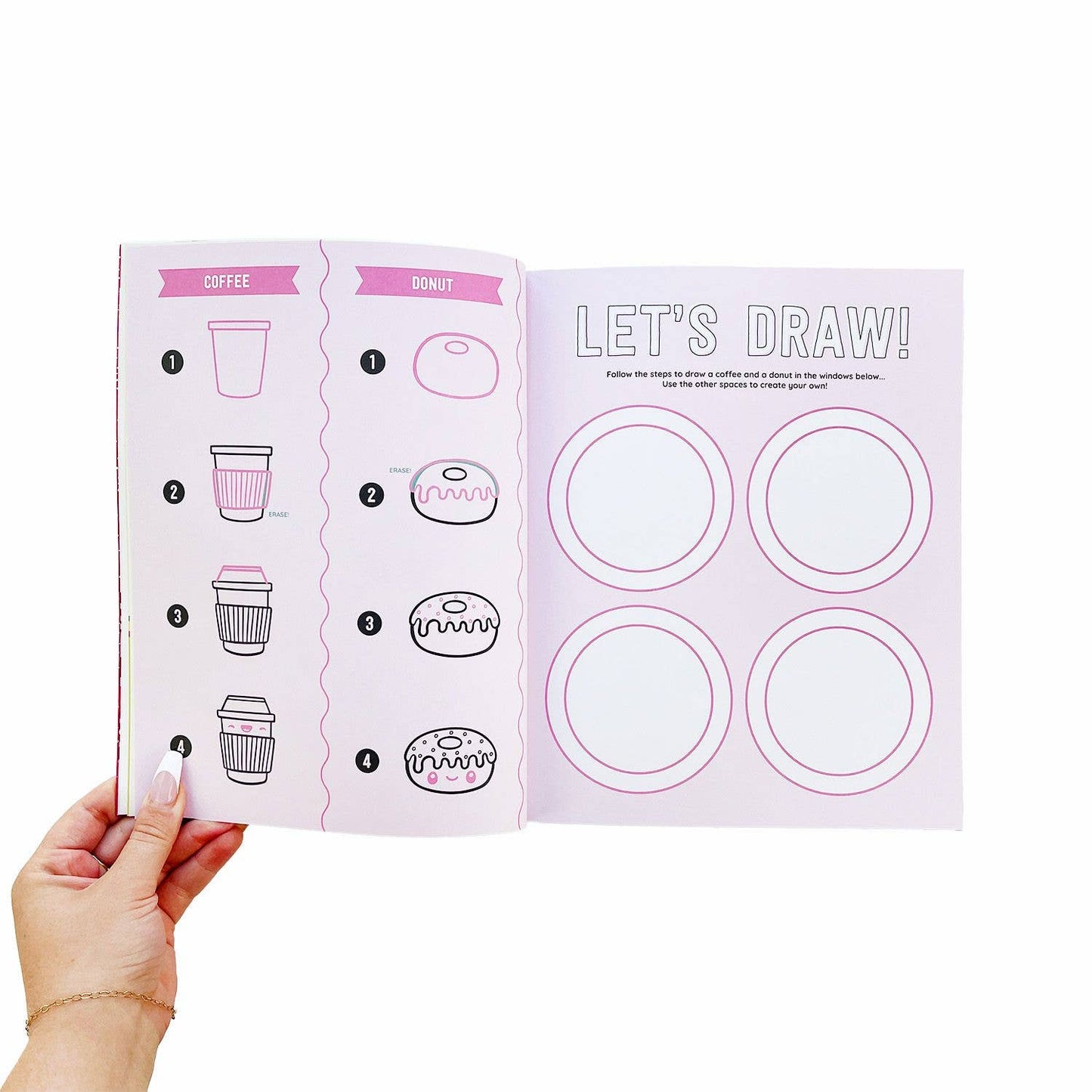 Draw-Along Food Sticker Book