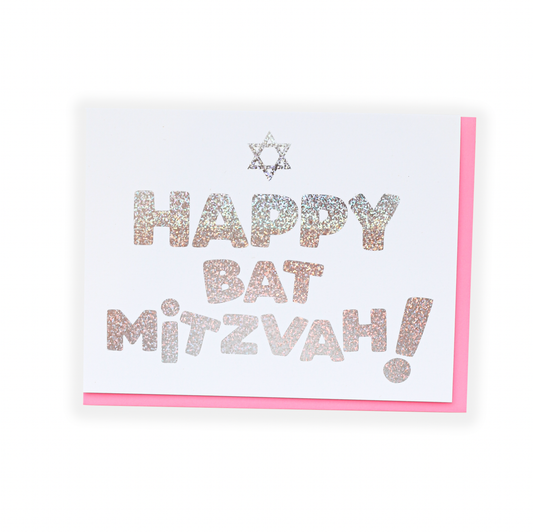 Happy Bat Mitzvah! Greeting Card