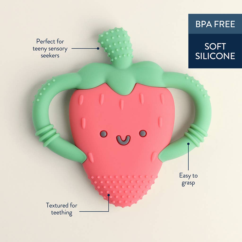 Chew Crew Teether | Strawberry