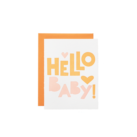 Hello Baby Greeting Card