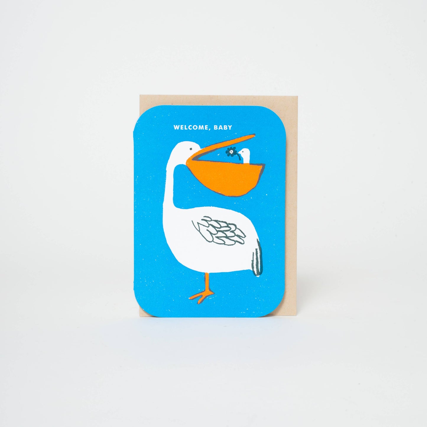 Pelican Welcome Baby Card