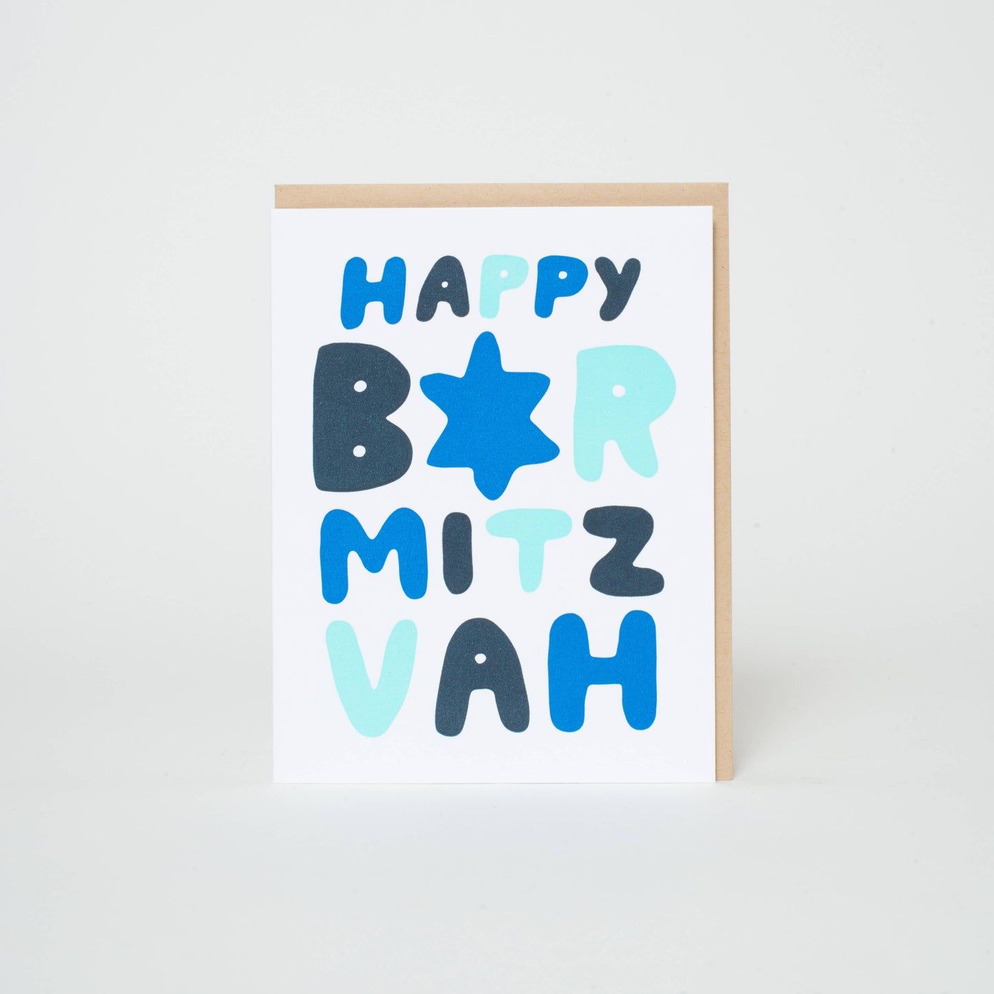 Bar Mitzvah Congratulations Card