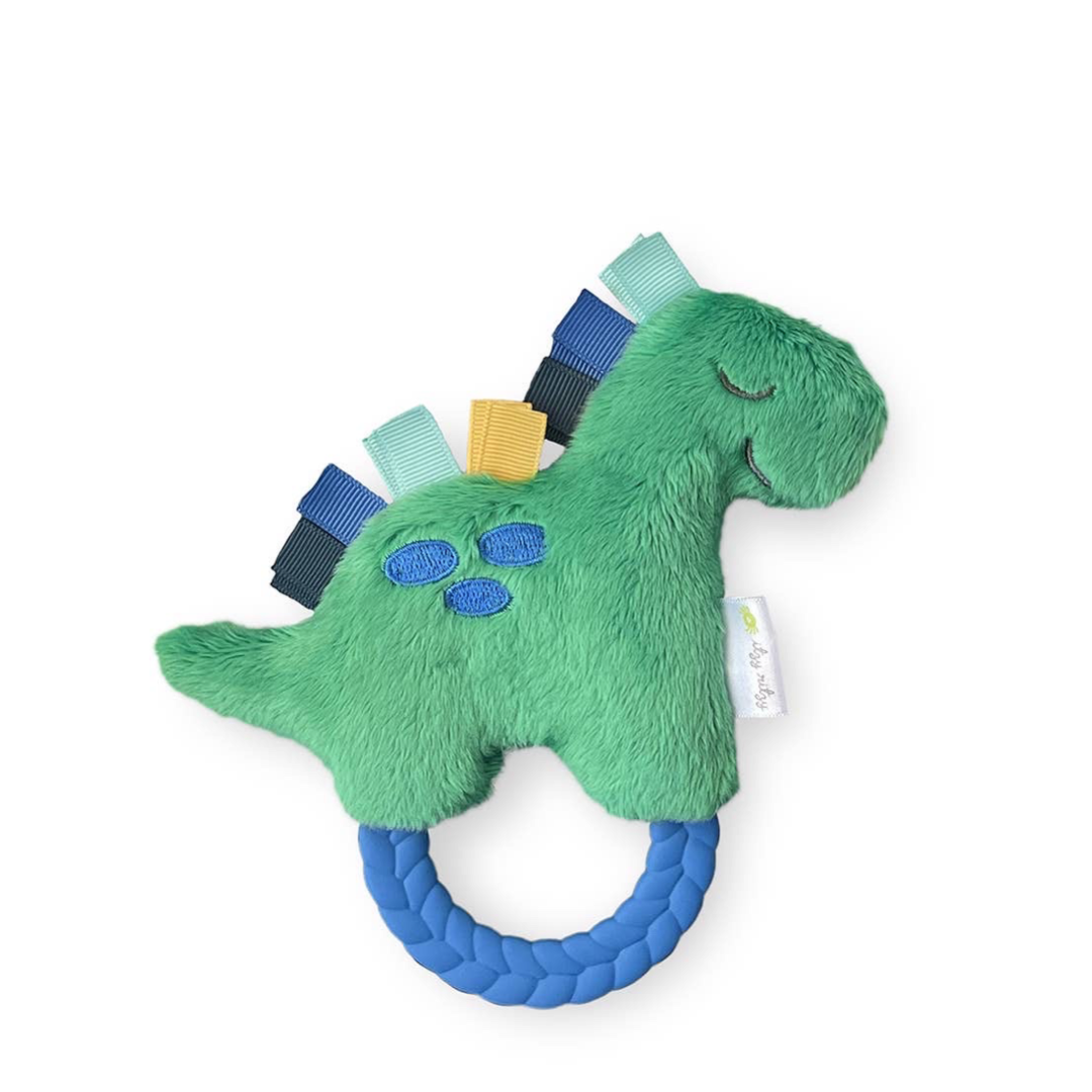 Plush Rattle + Teether | Dino