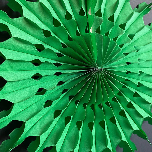 Medium Paper Fan | Green