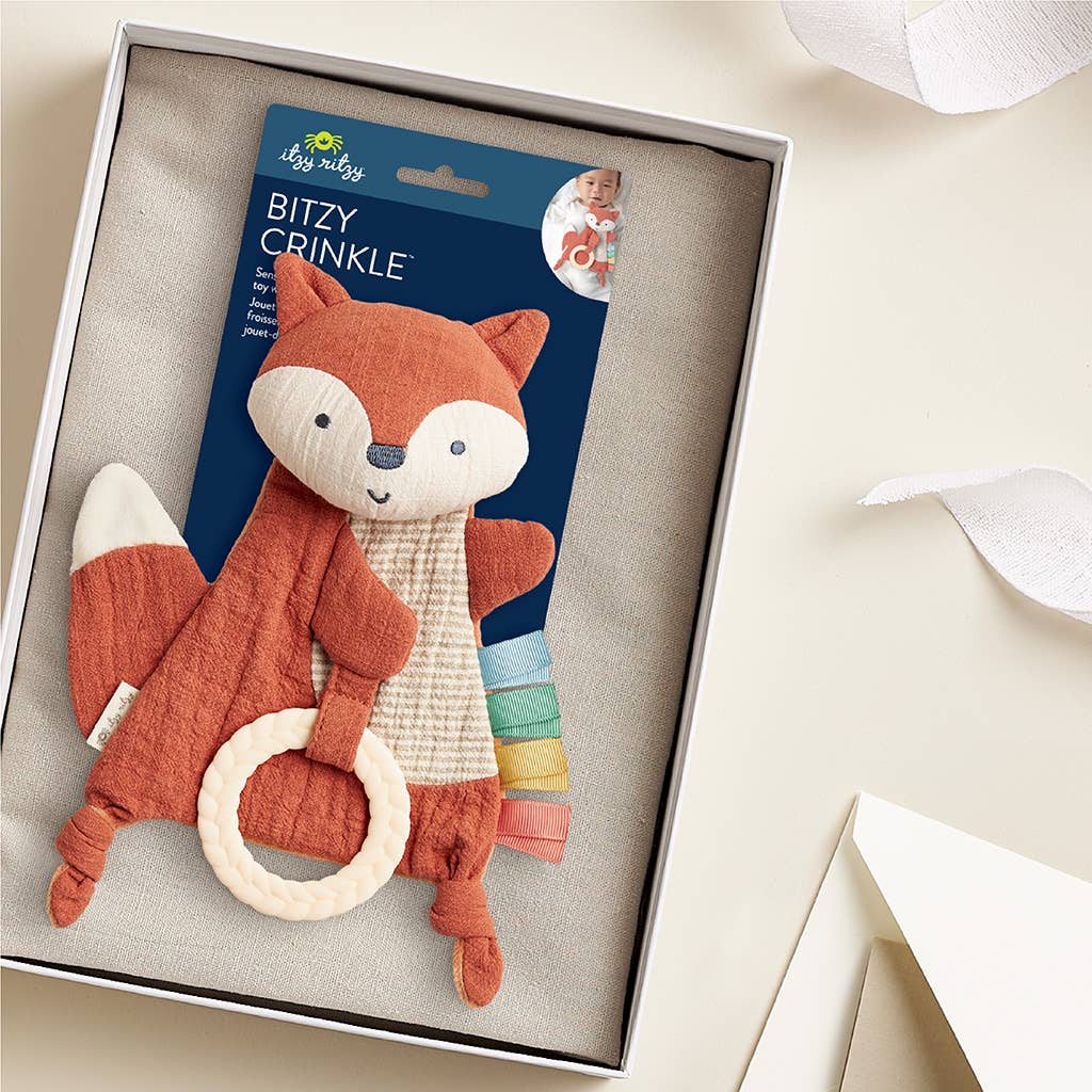 Fox Sensory Toy with Teether