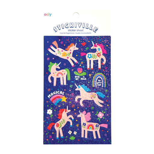 Magical Unicorns Holographic Sparkle Stickers