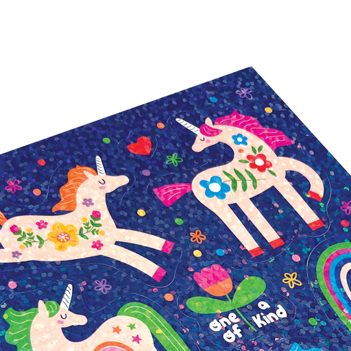 Magical Unicorns Holographic Sparkle Stickers