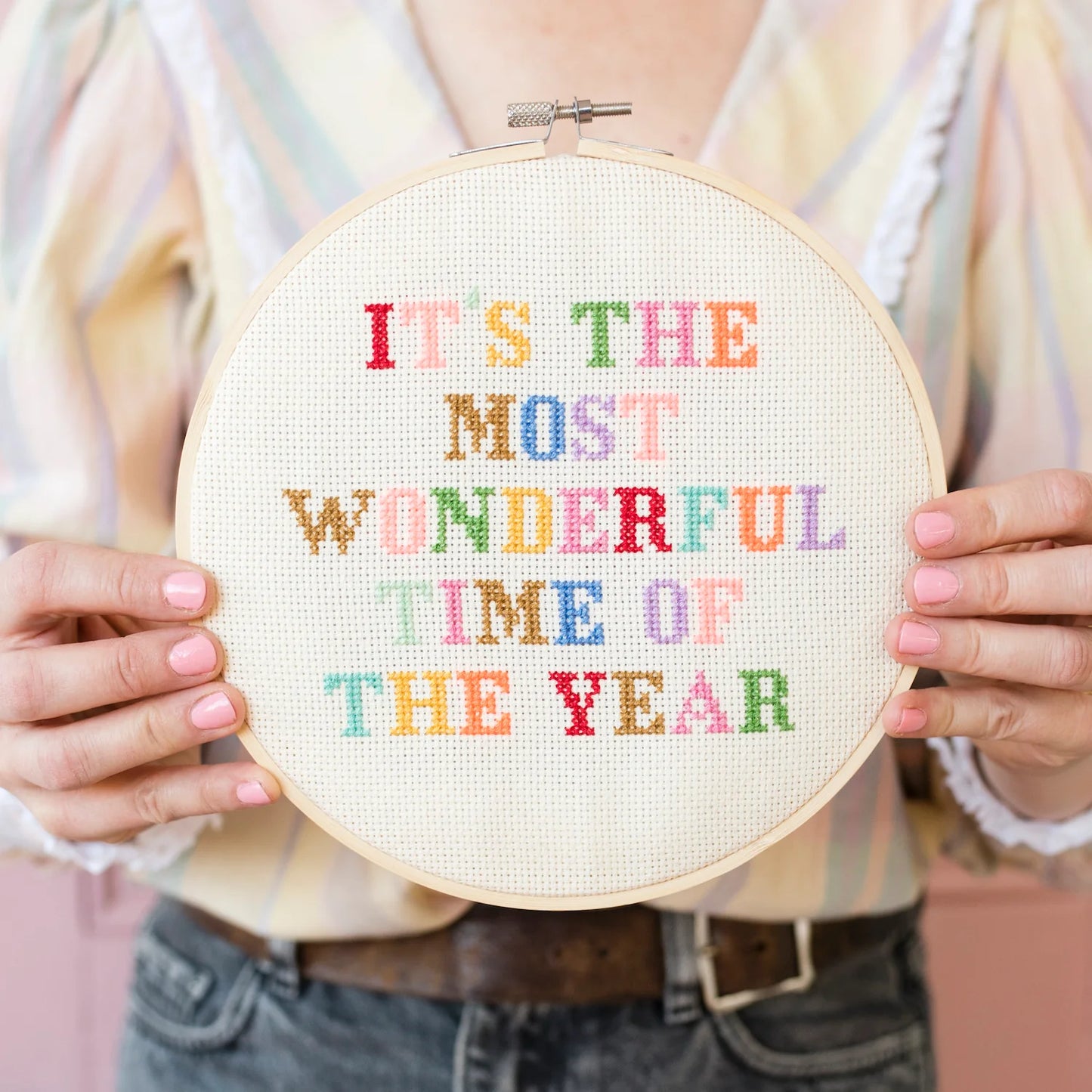 Cross Stitch Kit | It's The Most Wonderful Time Advent