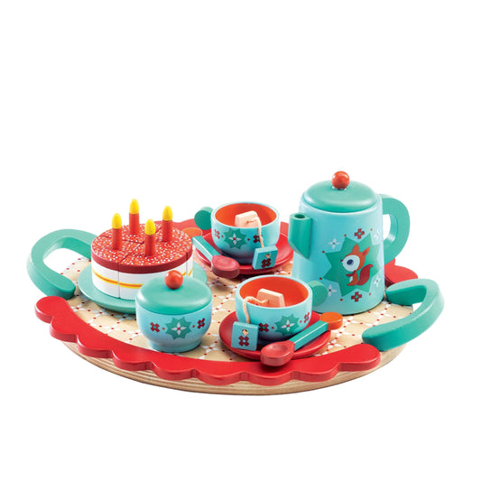 Fox's Party Wooden Tea Set