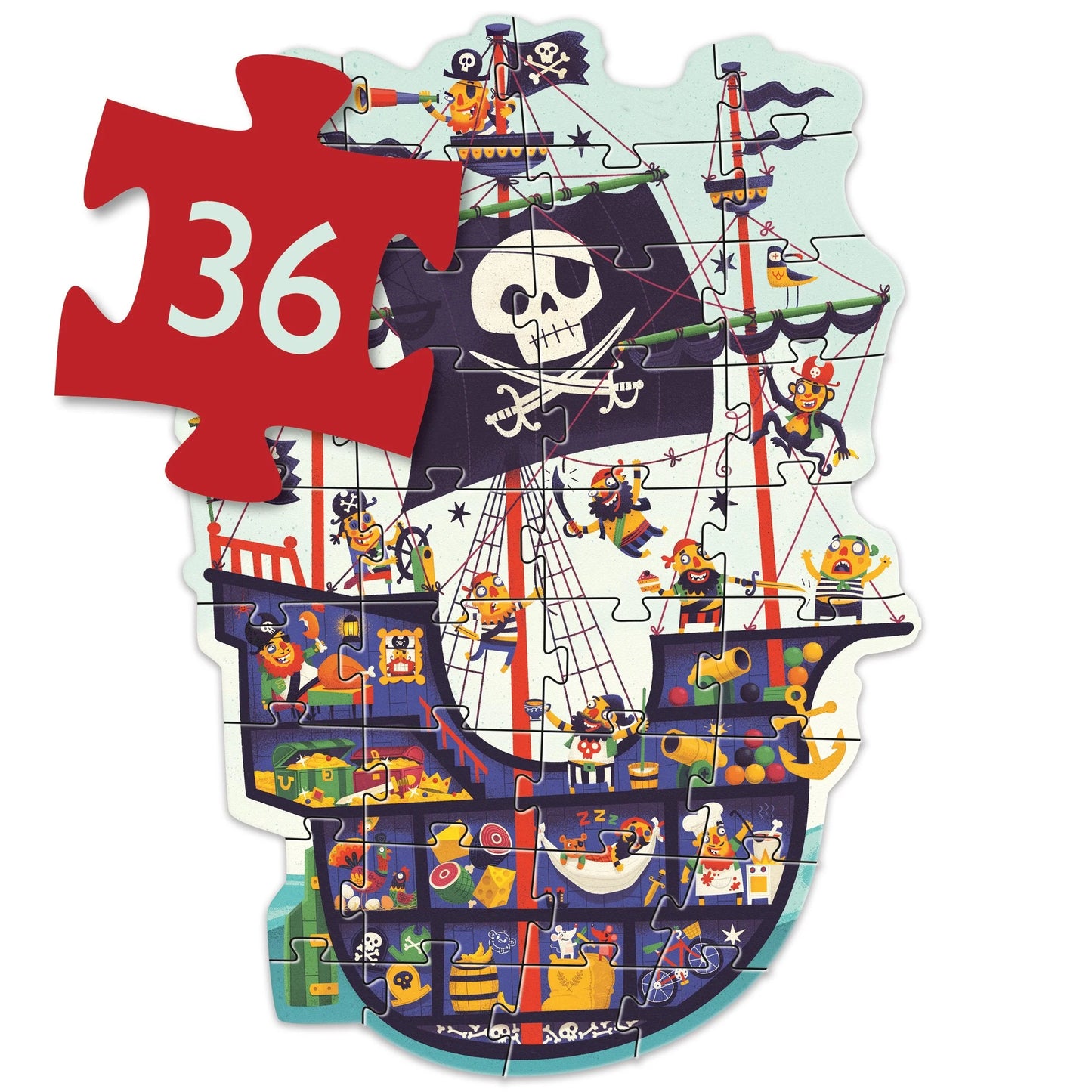 The Pirate Ship | 36pc Giant Floor Jigsaw Puzzle