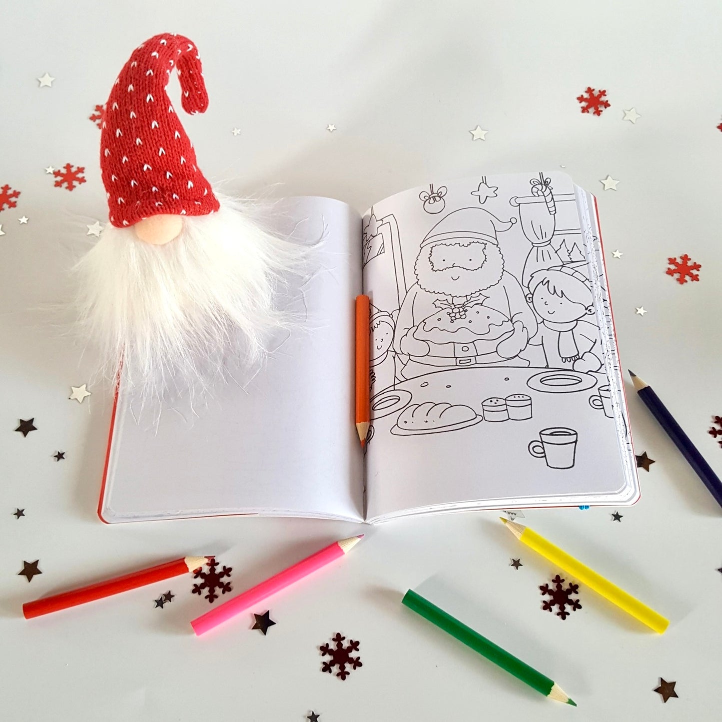 Kids Christmas Pocket Coloring Book