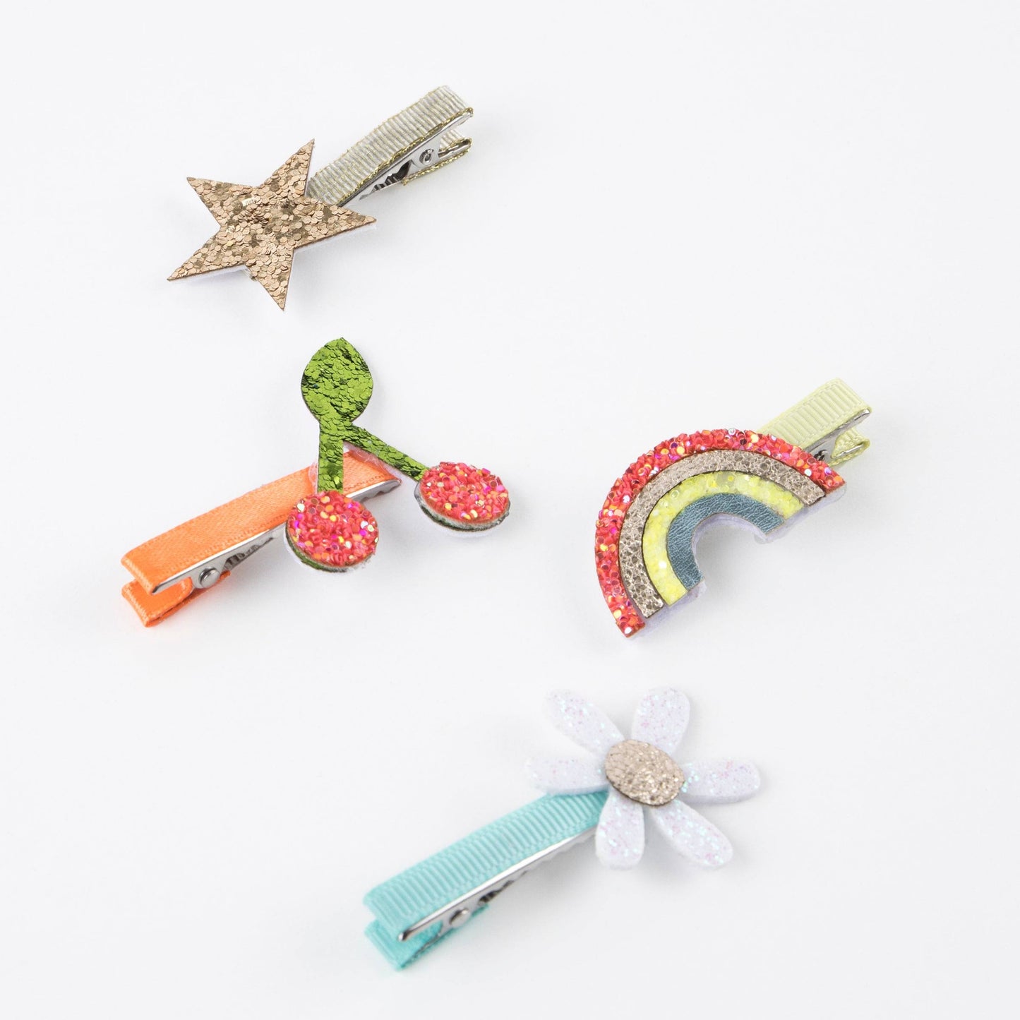 Glitter Icon Hair Clips