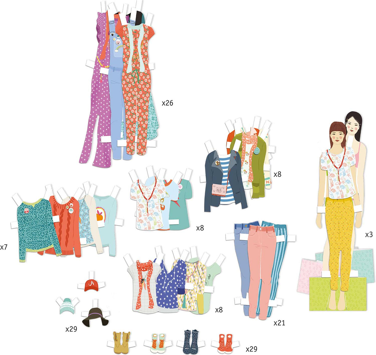 Le Grand Dressing Room Paper Dolls Activity Kit