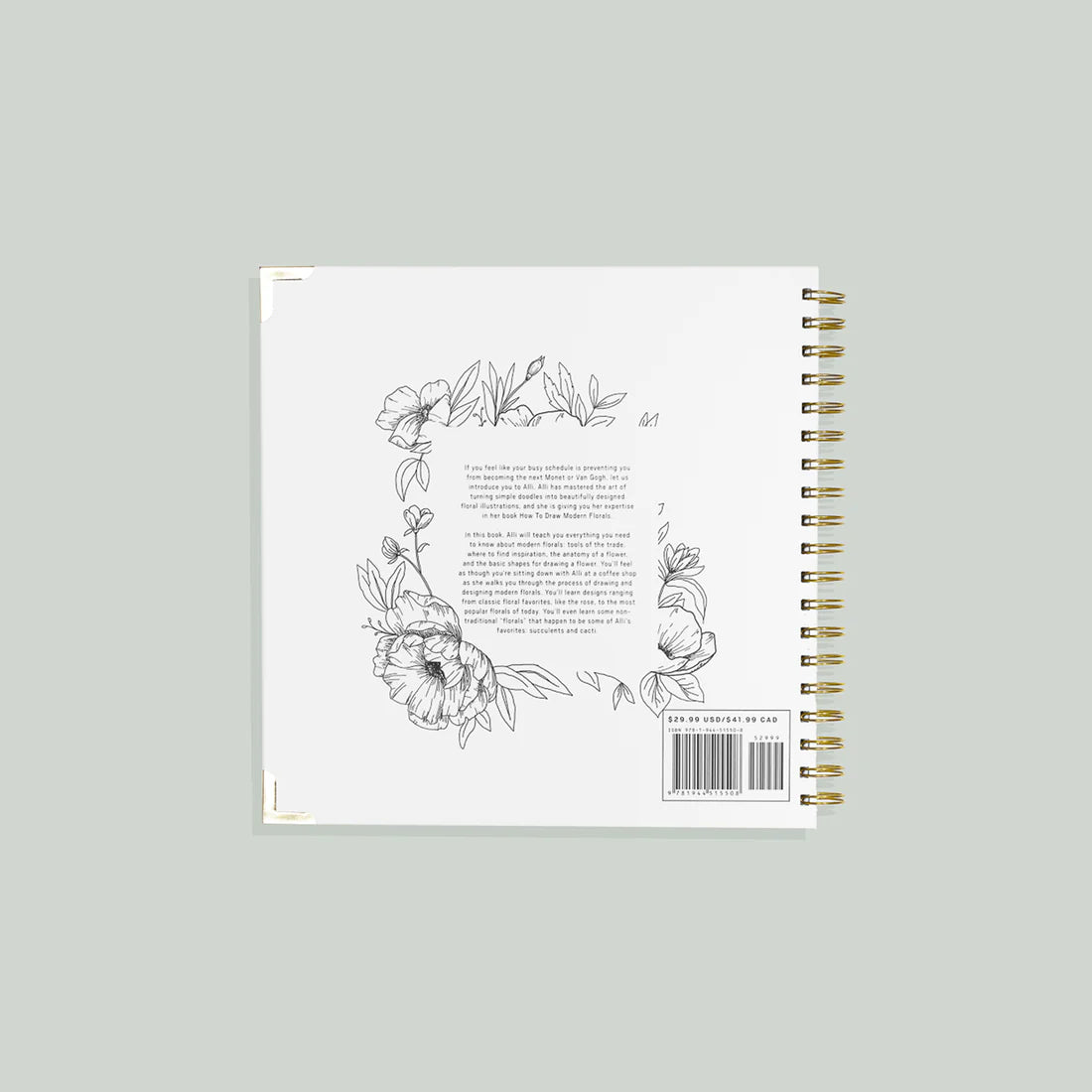 How to Draw Modern Florals Mini Book