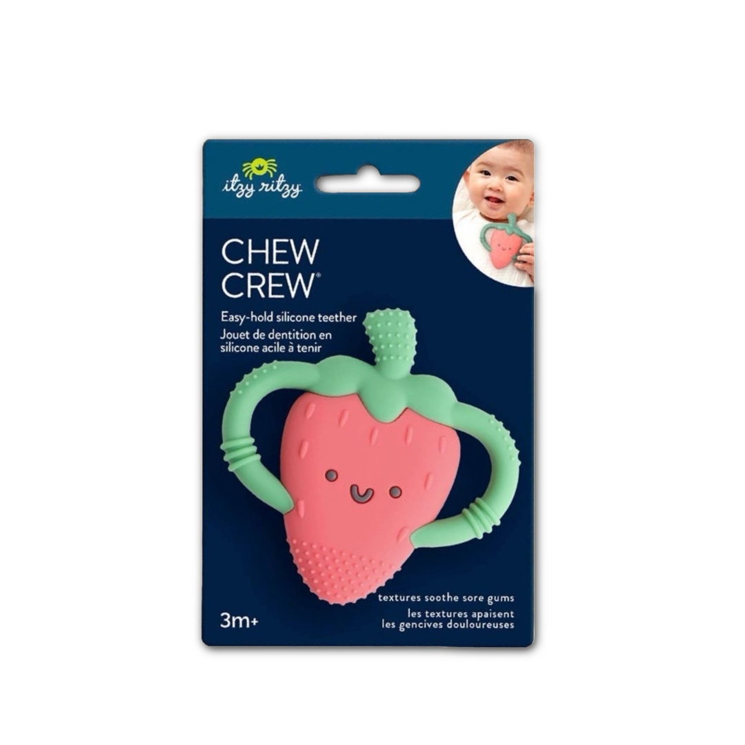 Chew Crew Teether | Strawberry