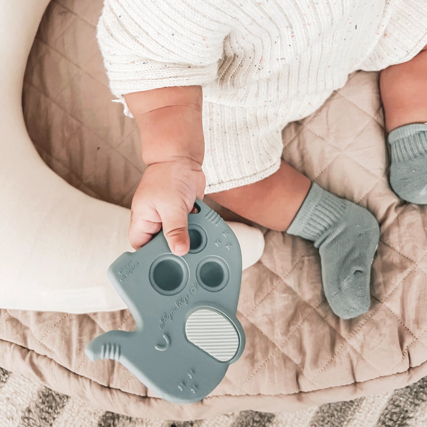 Pop Elephant Teether + Activity Toy