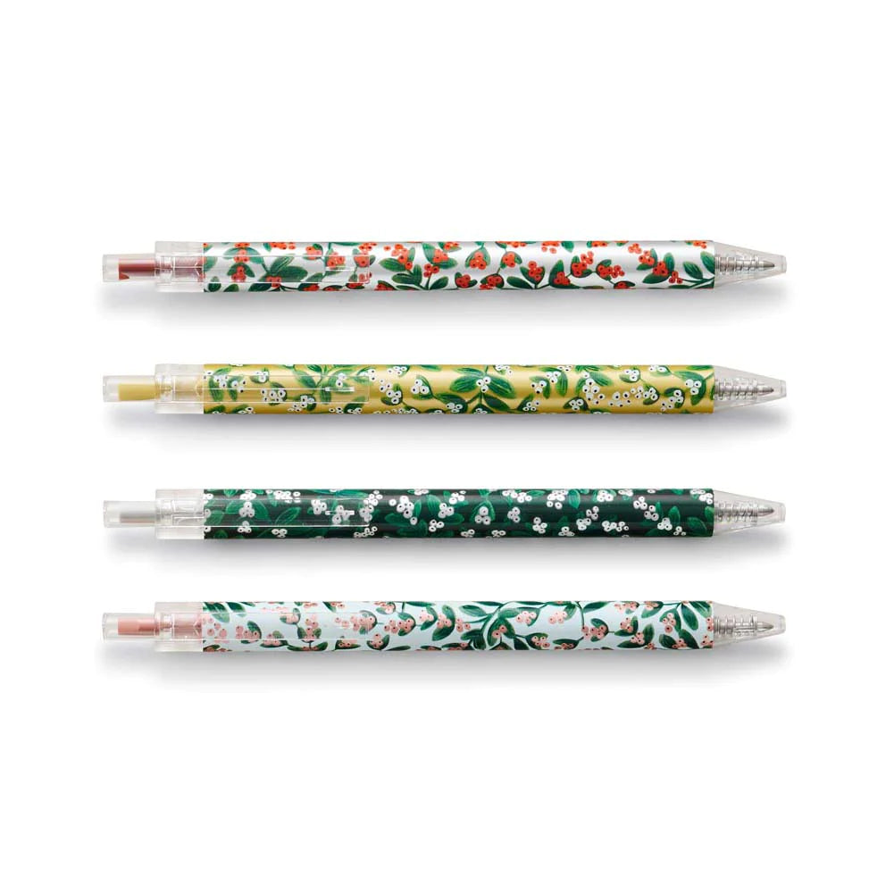 Mistletoe Metallic Gel Pens | Set of 4