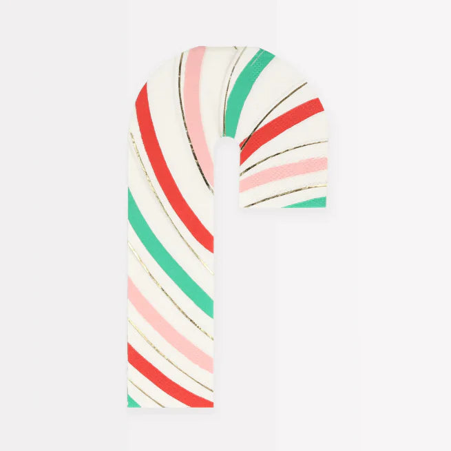 Stripy Candy Cane Napkins