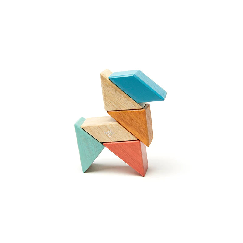 Pocket Pouch Prism | Magnetic Wooden Block Set