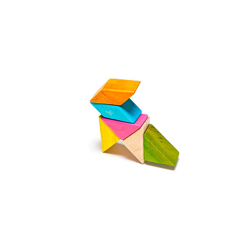 Pocket Pouch Prism | Magnetic Wooden Block Set