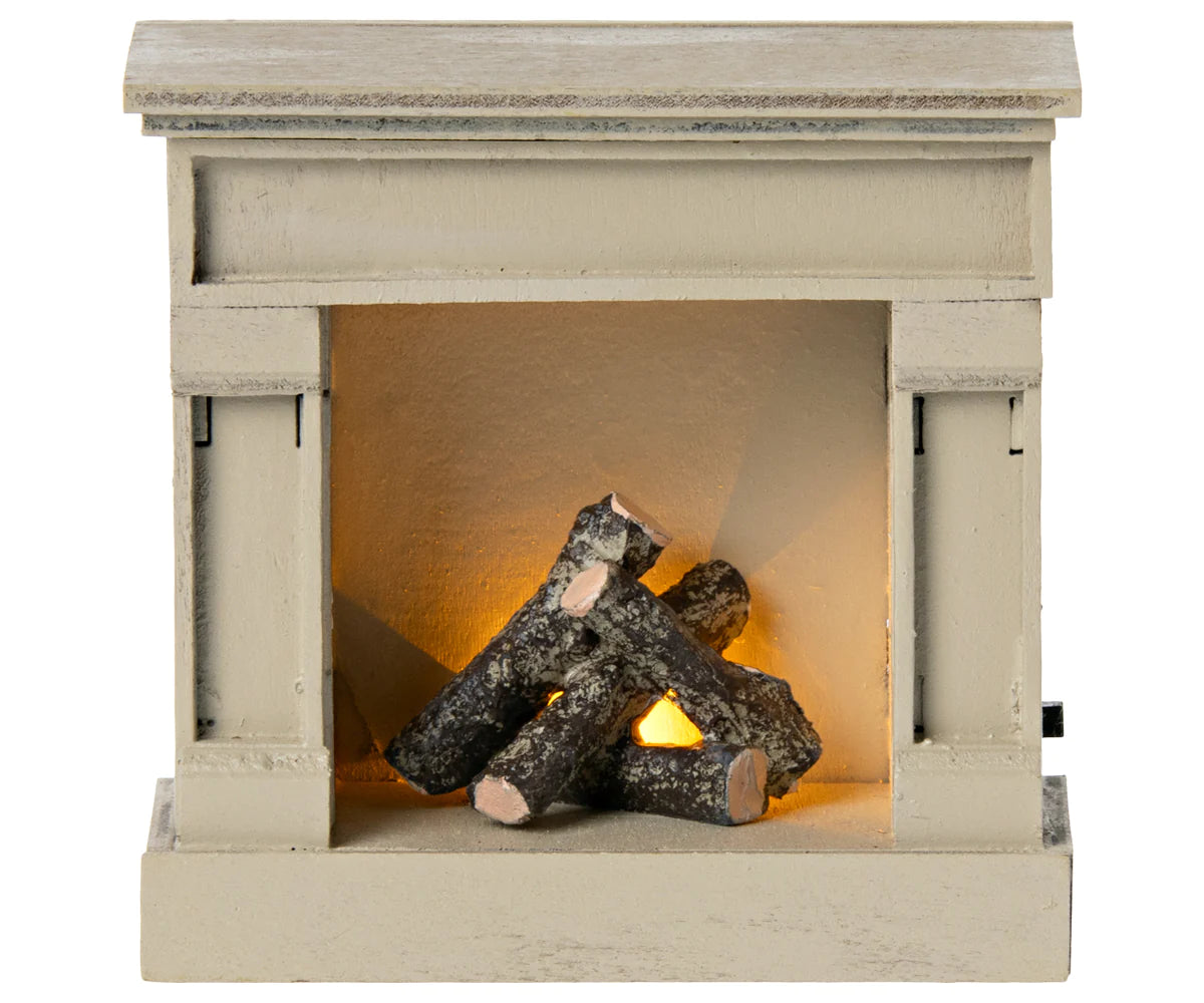 Miniature Fireplace | Off-White