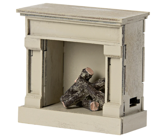 Miniature Fireplace | Off-White