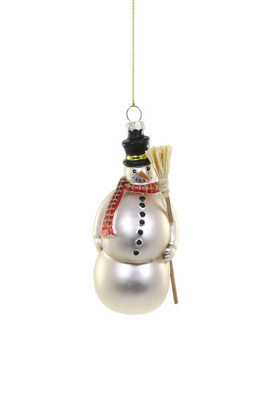 Frosty Glass Ornament