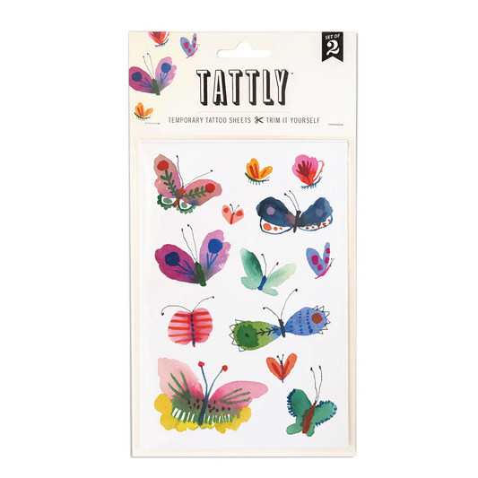 Butterfly Frenzy Tattoo Sheet