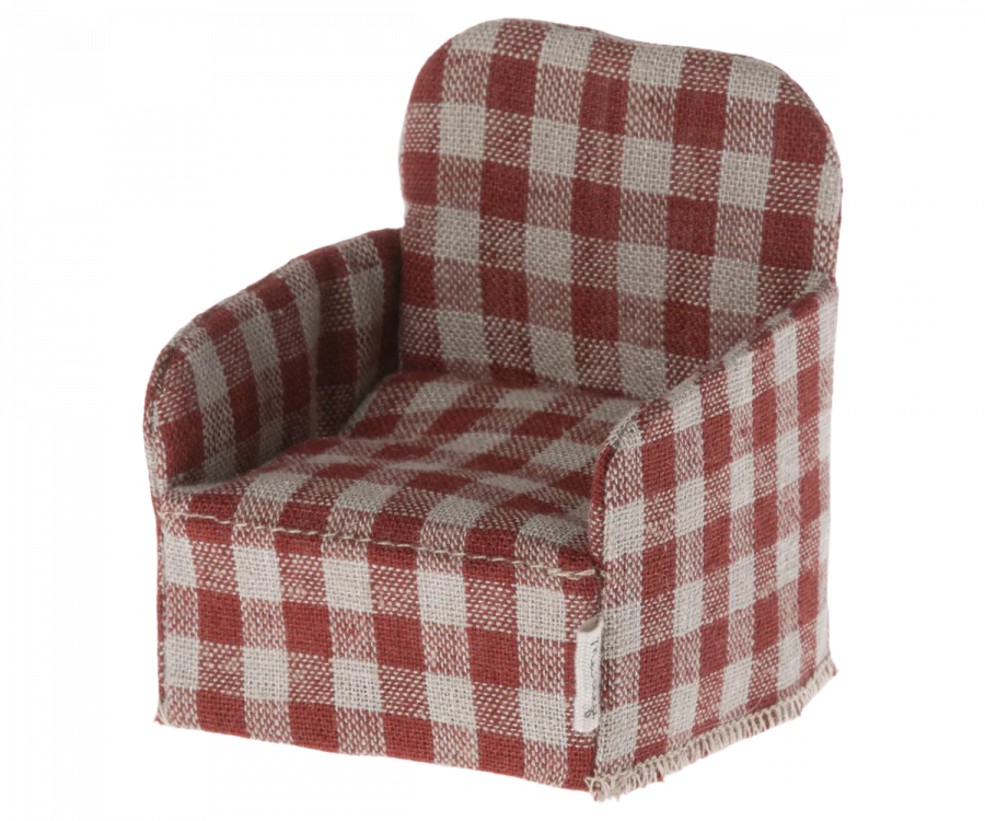 Mouse Chair | Red Plaid