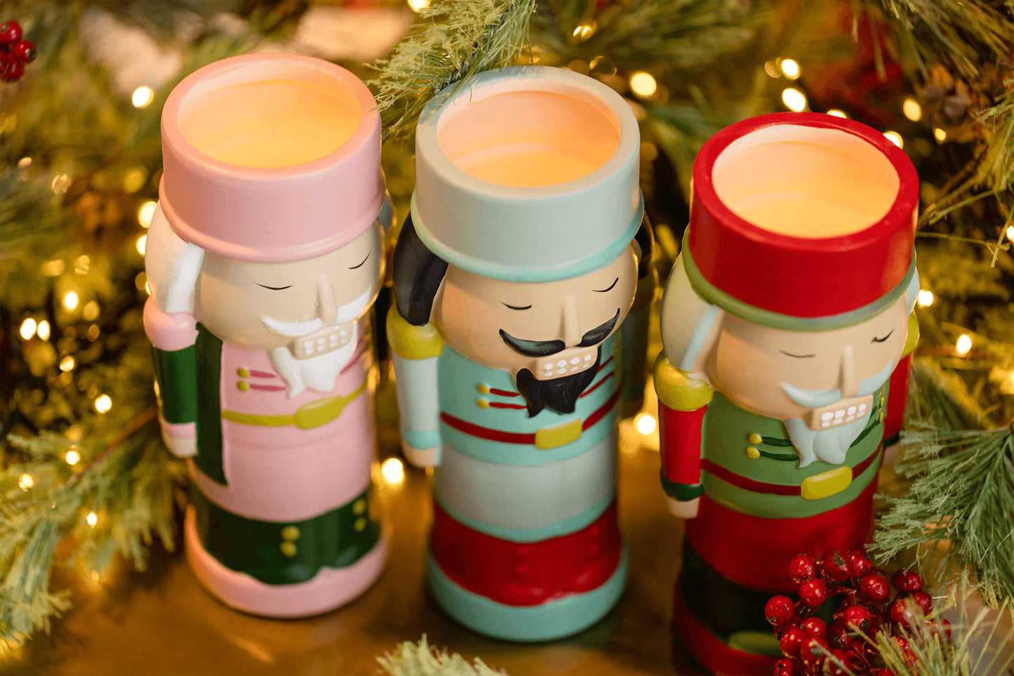 Nutcracker Candle | Pomegranate Spruce