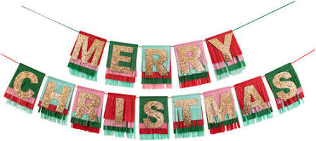 Merry Christmas Garland