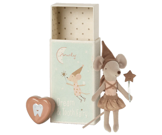 Tooth Fairy Mouse in Matchbox| Rose