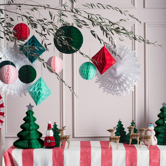 Christmas Honeycomb Backdrop Kit