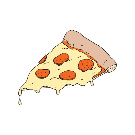 Pizza Slice Tattoo Pair